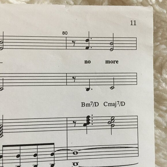 5/$25 'It's Only A Paper Moon' Jazz Hit Vocal Arrangement Music Sheets - Picture 4 of 4